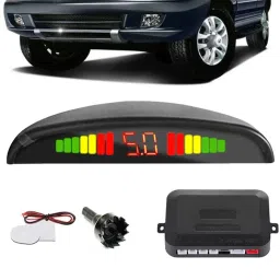 PKNA1174 White Car Reverse Parking Sensor with LED Display 4 Sensor PKNA1174 Parking Sensor-picture-18