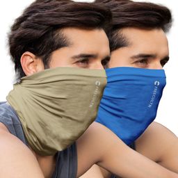 freecultr Unisex Anti Microbial Super Soft & Comfort Fit, Breathable Multipurpose Headband, Face Mask for Dust Protection Men Solid Bandana-picture-13