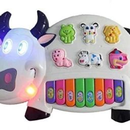 Lights & Music Baby Cow Educational Interactive Piano-image-4