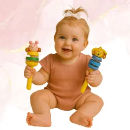 baby infant lightweight joy handle hand musical Rattle-image-91