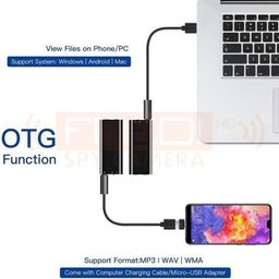 FREDI HD PLUS 8GB Hidden Micro Digital Voice Audio Recorder Device Small Size Mini Portable in Built Microphone mic Dictaphone Without Light image 5