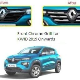 Ultra Premium Quality Chrome OE Type Front Grill Trims / Grill Covers for Renault Kwid 2019 onwards OE Grill Kwid New Car Grill Cover-image-81