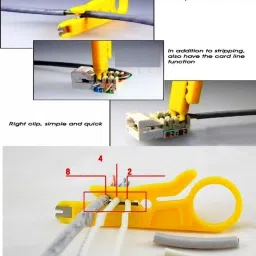 GoodsBazaar 32pc Kit Networking CCTV Camera Computer Laptop Ethernet LAN Wire Cable Tester Network Interface Card image 4