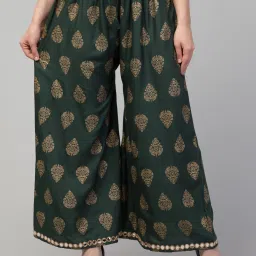 Women Relaxed Black Viscose Rayon Trousers-image-58