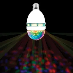 LED Crystal Rotating Bulb Disco Light,LED Rotating Bulb for Party/Diwali. Single Disco Ball-26
