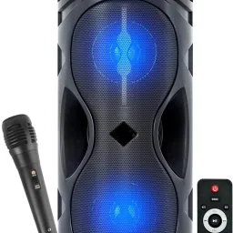 ME&U BahuBali PartyBox WITH FM USB AUX BLUETOOTH KARAOKE WIRED MIC RGB LIGHT 40 W Bluetooth Tower Speaker-15
