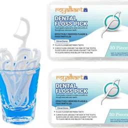 Dental Floss Toothpick, Teeth Cleaning (Pack of 50)-24