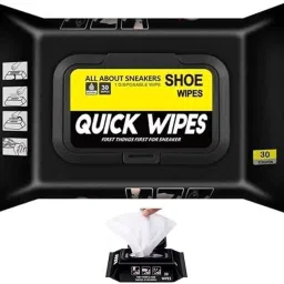 KHODIYAR HAND WORKS Wipes Shoes (1 Pack - 80 Pcs) Shoe Lace-image-2