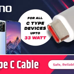 Tecno Type C 1 m 33 Watt Cable Model no. C033-C image 3