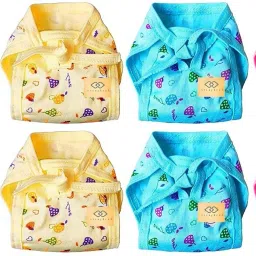 New Born baby Washable Reusable Cloth Diapers, Nappies, Unisex Langot 0-6 Months-38