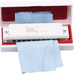 R-1004, Diatonic Blues Harp Mouth Organ Harmonica Key of C, 10 Holes with Case-25