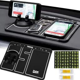 Anti-Slip Car Dashboard Mat With Phone Holder & Aromatherapy Anti-Slip Car Dashboard Mat Car Dashboard Cover-16