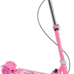Kids Scooter With Hand Break And Bell (Pink) (Pink) (Multicolor)-4
