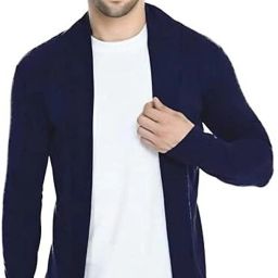 Men Jacket Style Full Sleeve Blue Shrug-image-61