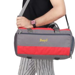 30 L Hand Duffel Bag - Grey 17×10 inch Sports Gym & Small Travel Duffel Bag With Shoes Compartment - Grey - Regular Capacity-image-8