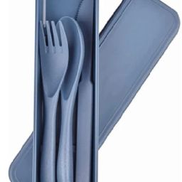 Wheat Straw Cutlery Set,Utensils for Travel,Work,Picnic,Camping And Daily Use Polypropylene, Plastic Dessert Knife-image-92