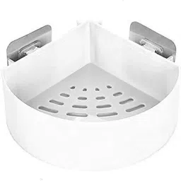 Self Adhesive Multi-Purpose Wall Hanging BATHROOM floating Shelf Regular Organizer-image-63