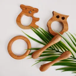 Neem Wood Teethers set for Baby Teether-18