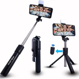 Sharp beak 3 IN 1 Tripod Cum Bluetooth Selfie Stick-17