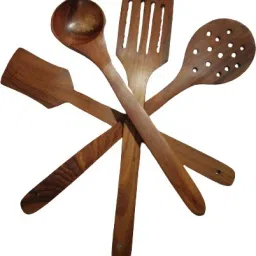 CUTLERY SET OF 4 Wooden Cutlery Set-15