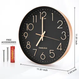 volantis Analog 30 cm X 30 cm Wall Clock image 2