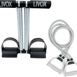 Double Spring Tummy Trimmer With Double Toning Resistance Tube Heavy Quality Ab Exerciser-picture-26