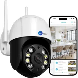 Maizic Smarthome Rhino Black 3 Mega Pixels, WiFi Waterproof, Night Vision Camera Security Camera-49