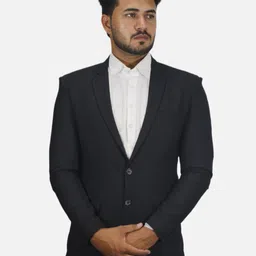 gargian master cut Men Self Design Single Breasted Wedding Blazer-picture-22