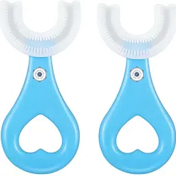 Children Infant Toothbrush 360 Degree U-shaped For 2-6 Years Silicone Cleaning Ultra Soft Toothbrush-image-62