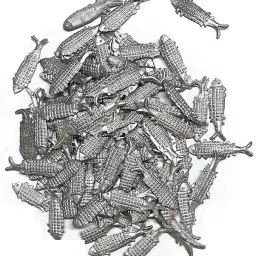 ASTRO-D Moira Lead/Ranga Fish Remedy Silver 51 Decorative Showpiece - 3 cm-image-65