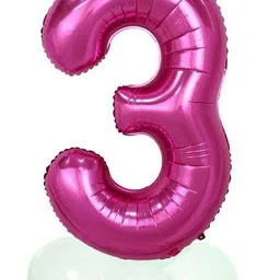 shopperskart Solid Presents 3rd/Third Number Princess Foil Balloon Set for Birthday Party Decoration Balloon-picture-30