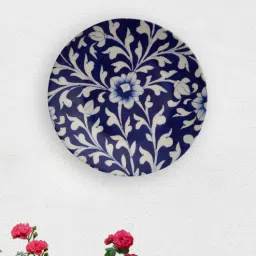 quirk india Multicolour Ceramic Turkish Flora Splash Decorative Wall Plate-picture-48
