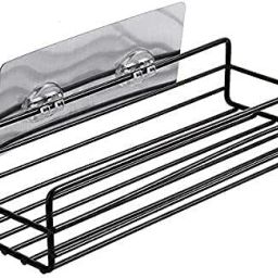 METAL BATHROOM SHALVES Metal Multipurpose Kitchen Bathroom Shelf Wall Holder Aluminium Wall Shelf-28