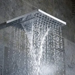 Overhead Premium Shower SS304 (WATERFALL Shower 6 inch) (WITHOUT SHOWER ARM) Fixed Mount-image-57
