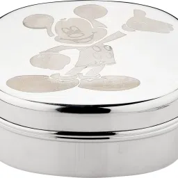 Stainless Steel Micky Mouse Laser print 350 ml Lunch Box for School kids 1 Containers Lunch Box-image-41