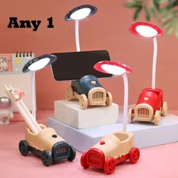 spiaty Creative and Classic Car Pen Holder LED Desk Lamp Study Lamp-picture-36
