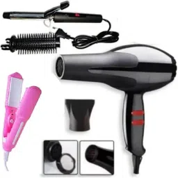 Trendy styler New Combo Pack of 3 Hair Straightener, Dryer And Curler Special For Women Girls Personal Care Appliance Combo-9