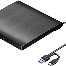 atdaraz External DVD Drive USB 3.0 Type-C Portable CD DVD +/-RW Optical Drive Player External DVD Writer-8