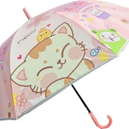 Kid's 3D Unique Design Cartoon Printed 2 Fold Lightweight Automatic Umbrella Umbrella-23