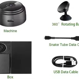 OSHSIZ WIFI SECURITY CAMERA Hidden Mini Camera with Smart Motion Detection, Night Vision & Wireless Access Sports and Action Camera-image-91