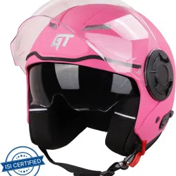 GT Dashing ISI Certified Open Face Helmet for Men & Women with Inner Sun Shield Motorbike Helmet-18