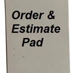 Order & Estimate Note Pad Size - 27.5 x 10.5 Cm 1-Part Note Pad-image-27