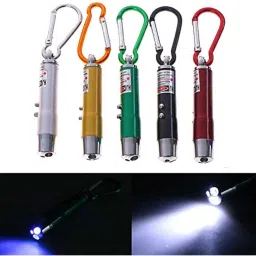 Sloies Laser Pointer Torch with Emergency Hazard LED Light and Hook-1