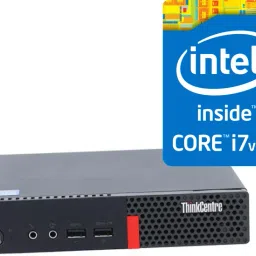 RATNARAJ COMPUTER SYSTEMS Core i7-6700 [4 Cores, 8 Threads] - ThinkCentre Tiny PC [TQK] Intel® Core™ i7 (6th Gen) [4 Cores, 8 Threads, 3.40 GHz] (32 GB RAM/Intel Ultra HD 530 4K Graphics/1 TB SSD Capacity/Windows 11 Pro) Mini Tower with MS Office-10