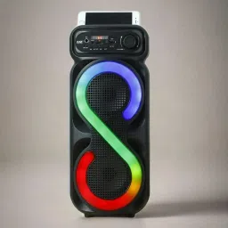 Sagaft A574 M50VP (PORTABLE KARSOKE SPEAKER)Dynamic Thunder Sound with wired Mic 10 W Bluetooth Party Speaker-image-14