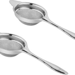 Double Stainless Steel Tea & Coffee Strainer | Chai Channi | Rust-Free & Durable Tea Strainer-image-21