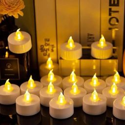 Flameless & Smokeless Decorative Candles Led Tea Light Candle Candle Candle-image-82