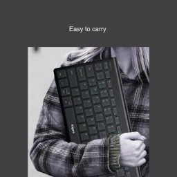 FINGERS TeenyClicks Wireless Laptop-size Multi-device Keyboard Compatible with Desktop, Laptop, Mac multimedia_keys,TeenyClicks image 5