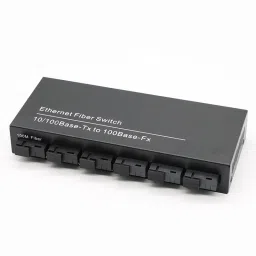HANUTECH 10/100Mbps Ethernet Fiber Switch- 6XFiber(3A+3B)+2XEthernet 2 Ports 100 Mbps Network Switch-39