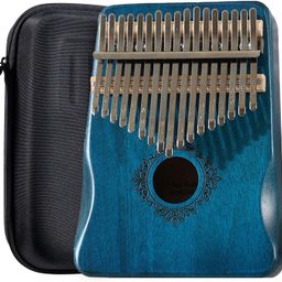 syga Thumb Piano Kalimba 17-Tone Keys Finger Musical with Case - Sapphire Blue Thumb Piano Kalimba 17-Tone Keys Finger Musical with Case - Sapphire Blue Analog Portable Keyboard-picture-18